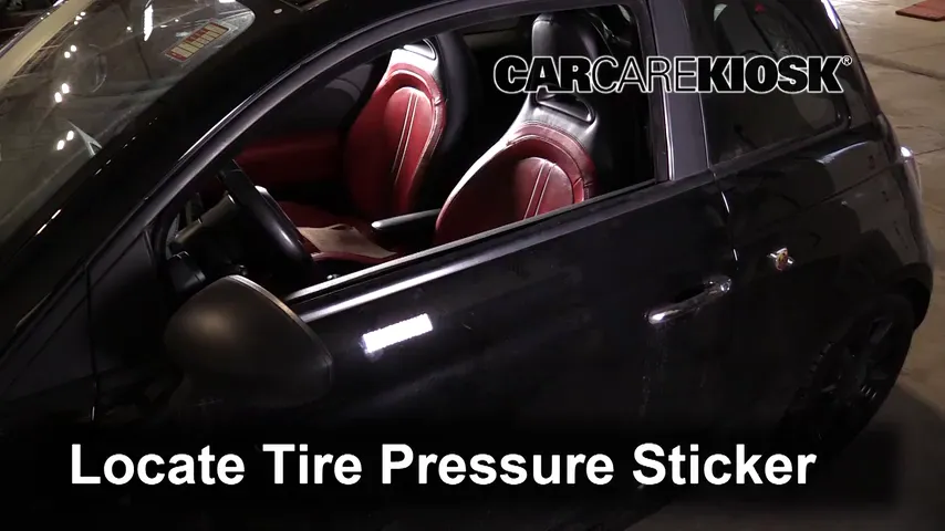 2013 Fiat 500 Abarth 1.4L 4 Cyl. Turbo Tires & Wheels Check Tire Pressure